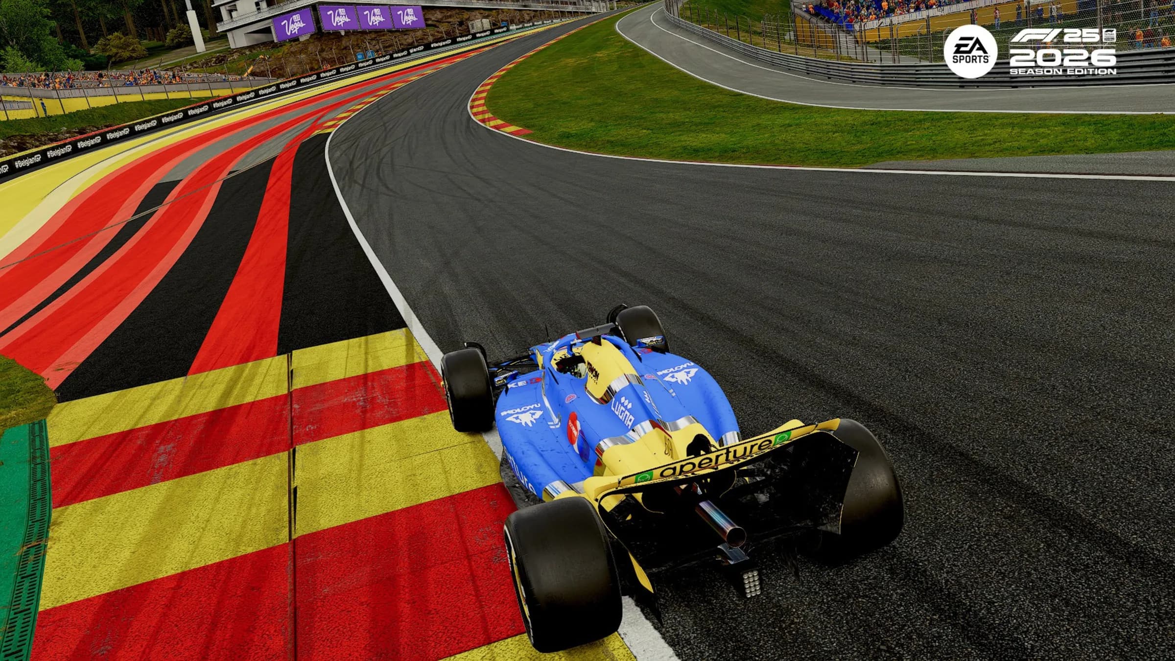 Foto da pista de Spa-Francorchamps no F1 26, Belgium